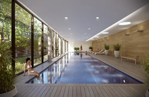 Venta Apartamento Monoambiente Buceo Piscina - Edificio Cuore Italia
