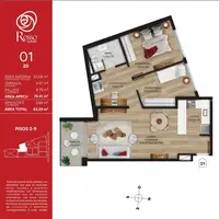 Edif. Rosso By Block - 2 dormitorios · 66 m² en Cordón, foto 12 de 12