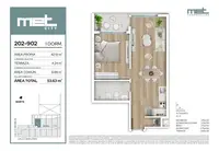Edif. Met City - Monoambiente · 33 m² en Centro, foto 15 de 16