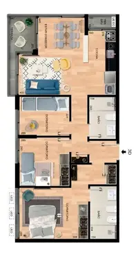 Edif. Nostrum Malvin - 3 dormitorios · 74 m², foto 11 de 12
