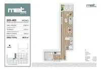 Edif. Met City - Monoambiente · 33 m² en Centro, foto 13 de 16