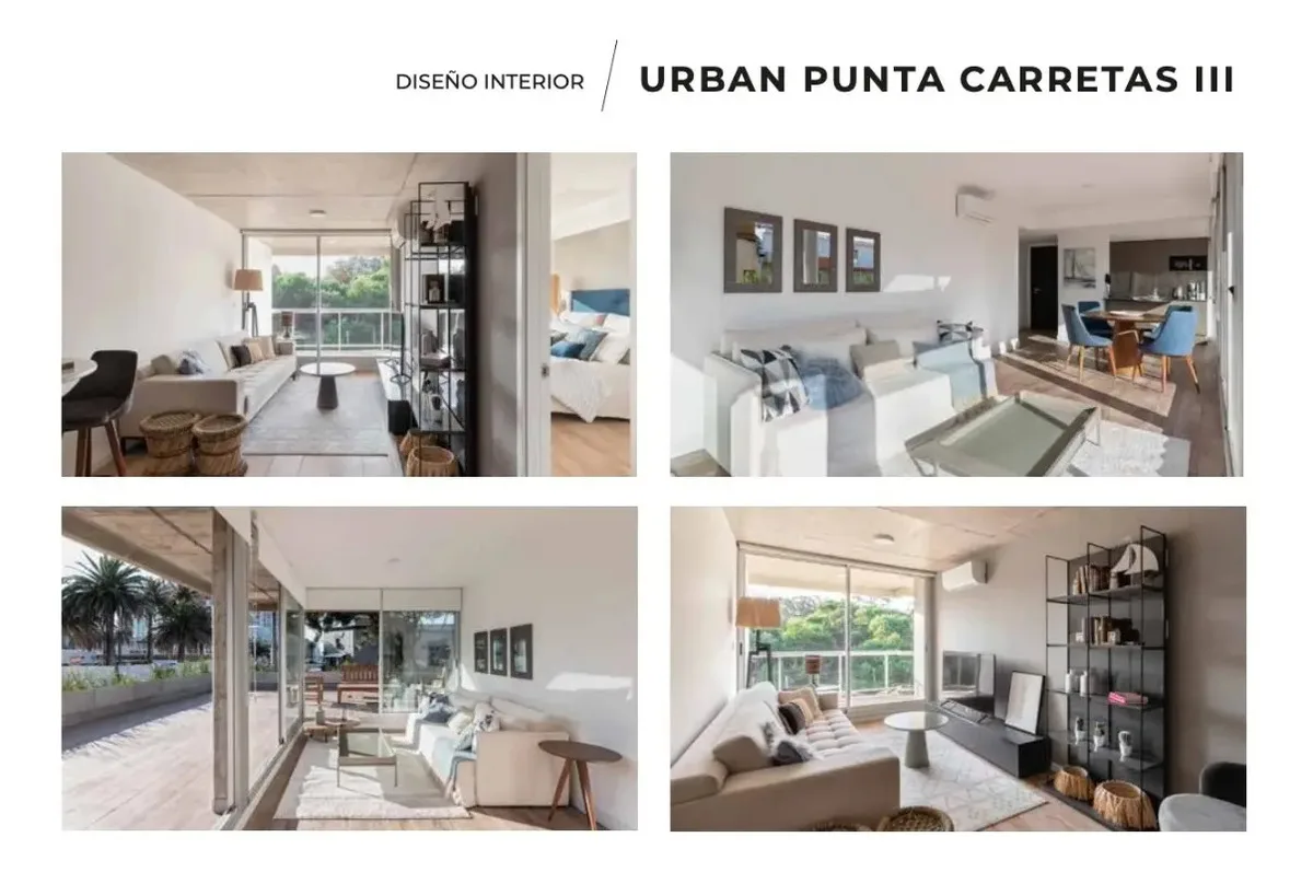 Edif. Urban Punta Carretas Ill - 1 dormitorio · 44 m²
