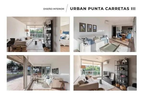 Edif. Urban Punta Carretas Ill - 1 dormitorio · 44 m²