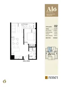 Edif. Aló Biarritz - 1 dormitorio · 37 m² en Villa Biarritz, foto 10 de 13