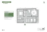Edif. Edifico Lagöm Paullier - Monoambiente · 30 m² en Cordón, foto 7 de 11
