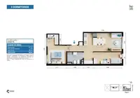 Edif. Lagöm Tres Cruces - 1 dormitorio · 41 m², foto 13 de 14