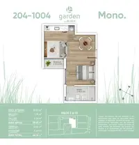 Edif. Block Garden - Monoambiente · 31 m² en La Blanqueada, foto 17 de 17