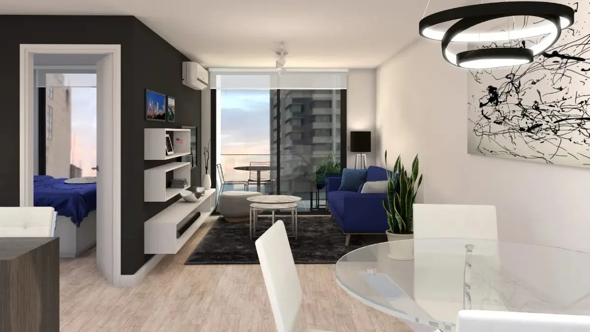 Edif. Austin - 1 dormitorio · 41 m² en La Blanqueada