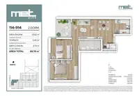 Edif. Met City - 1 dormitorio · 42 m² en Centro, foto 10 de 16