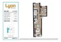 Edif. Lyon - 2 dormitorios · 56 m² en Malvín, foto 11 de 12