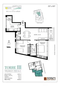 Torre Arenas - 2 dormitorios · 69 m² en Malvín, foto 9 de 15