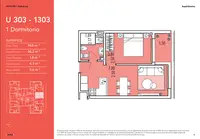 Edif. Ventura Soho - 1 dormitorio · Unidad 1303 en Palermo, foto 9 de 9