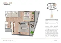 Edif. Ventura Tower Carrasco - 1 dormitorio · Unidad 605, foto 12 de 12